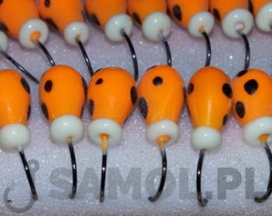  Mormyszka Jaxon wolframowa pomarańczowa