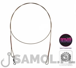 PRZYPON STALOWY DELPHIN BOMB 50CM 11KG 2SZT.