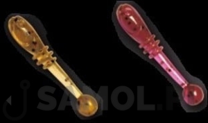 GUMY CRAZY FISH WHITEBAIT 0,8" 12-4/30-4 SHRIMP (10+10szt.)