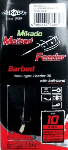 Przypony z gumką Mikado Method Feeder HMFB12G.jpg