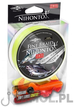 Plecionka Mikado Nihonto Fine Braid 150m Fluo.jpg