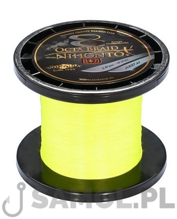 Plecionka Mikado Nihonto Octa Braid 1000m FLUO.jpg