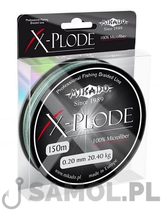 Plecionka Mikado X-PLODE 150m GREEN.jpg