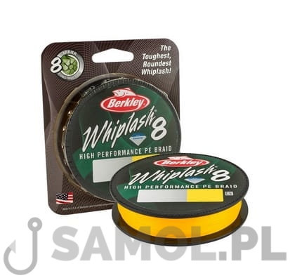 Plecionka Berkley Whiplash 8 Yellow.jpg