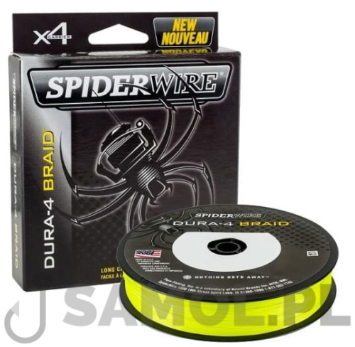 Plecionka Spiderwire DURA 4 Yellow.jpg