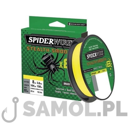 Plecionka Spiderwire Stealth Smooth 8 Yellow 2020.jpg
