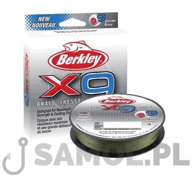 Plecionka Berkley X9 Braid Low Vis Green.jpg