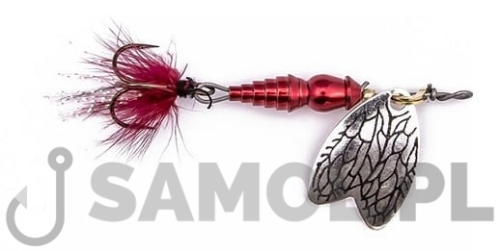 BŁYSTKA OBROTOWA MEPPS BUG CHERRY SREBRNO - CZERWONA.jpg