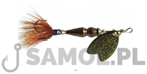 BŁYSTKA OBROTOWA MEPPS BUG MARCH BROWN BRĄZOWA