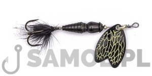 BŁYSTKA OBROTOWA MEPPS BUG STONE FLY CZARNO - SZARY