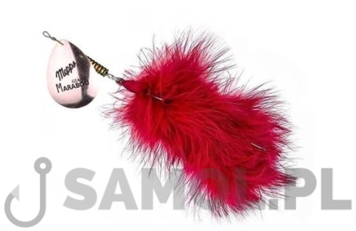 BŁYSTKA OBROTOWA MEPPS GIANT MARABOU MIEDŹ - CZERWONY 40G.jpg