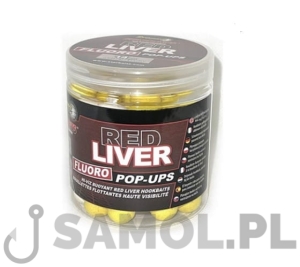 KULKI PROTEINOWE STARBAITS RED LIVER FLUORO POP-UPS 10MM