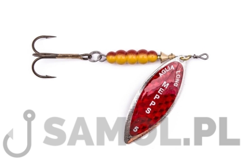 BŁYSTKA OBROTOWA MEPPS AGLIA LONG REDBO SREBRNA.jpg